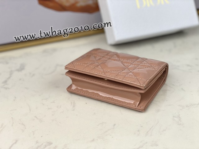 Dior专柜新款钱包迪奥高仿原单lady牛皮零钱包卡包 djfk1587